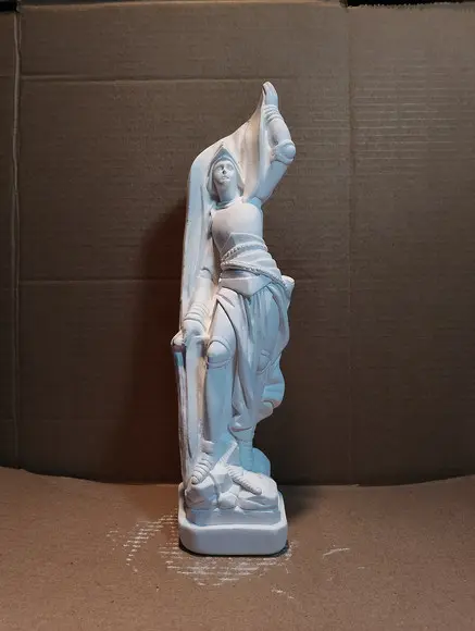Joana D'arc Imagem Joana Darc Escultura Jeanne D'arc 30cm
