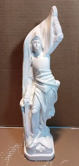 Joana D'arc Imagem Joana Darc Escultura Jeanne D'arc 30cm