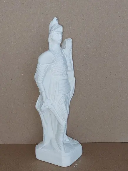 Joana Darc Imagem Santa Joana D´arc Escultura em Gesso Cru