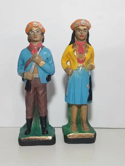Lampião e Maria Bonita Imagem Casal Baiano Cangaceiros