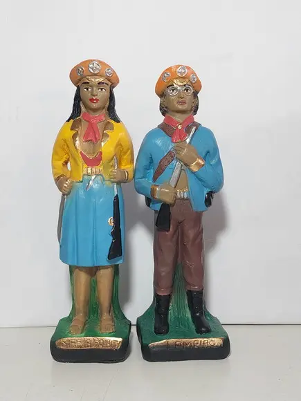 Lampião e Maria Bonita Imagem Casal Baiano Cangaceiros