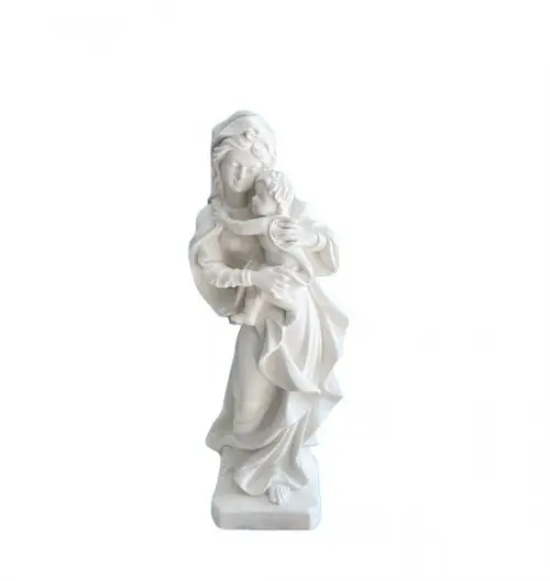 Mãe de Deus Escultura em Gesso da Mãe de Deus