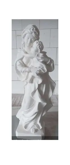 Mãe de Deus Imagem Nossa Senhora Mãe de Deus Gesso Cru