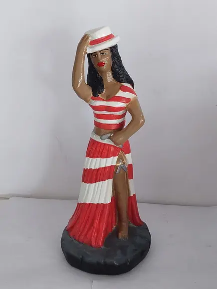 Malandra Imagem Pomba Gira Maria Malandra c/ a Mão no Chapéu