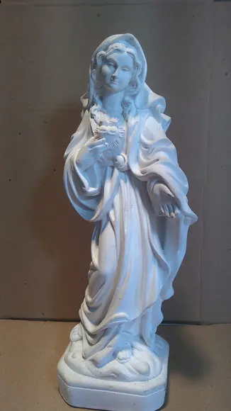 Maria Ressuscitada Imagem Sagrado Coração de Maria Barroca