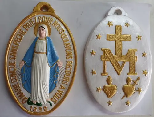 Medalha Milagrosa da Virgem das Graças Imagem Sra das Graças