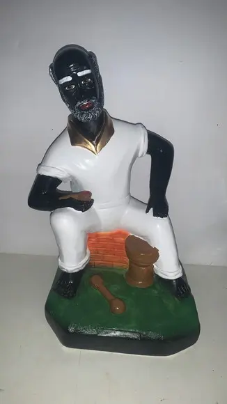 Mestre do Pilão Deitado Imagem Preto Velho do Pilão sem Nome