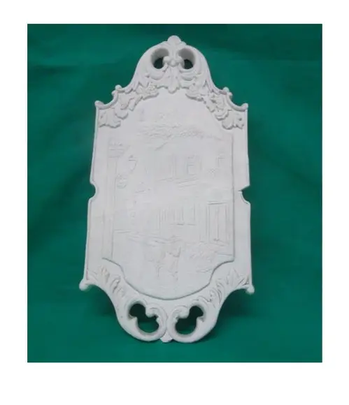 Moldura Portal Paisagem de Parede para Pintar em Gesso Cru