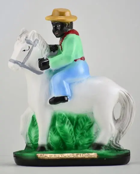 Negrinho do Pastoreiro Imagem Preto Velho Negrinho c/ Cavalo