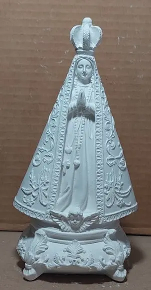 Nossa Senhora Aparecida Imagem N Sra Aparecida Gesso Cru