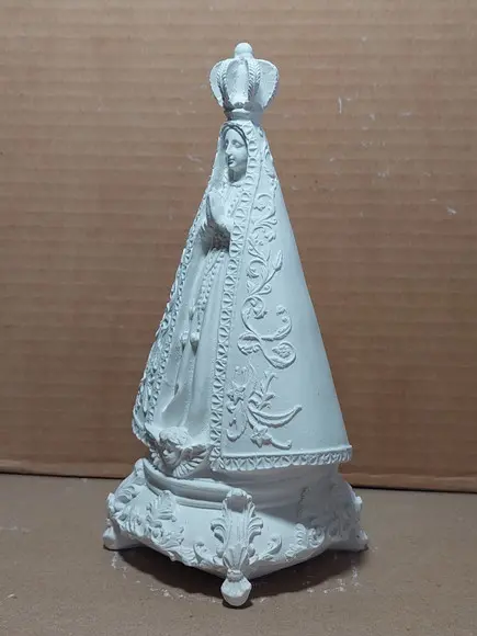 Nossa Senhora Aparecida Imagem N Sra Aparecida Gesso Cru