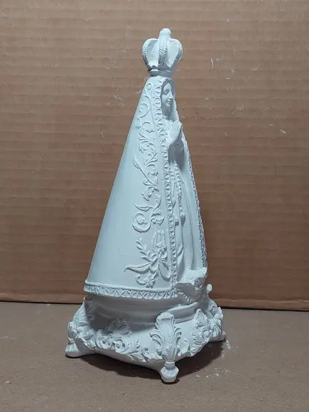 Nossa Senhora Aparecida Imagem N Sra Aparecida Gesso Cru