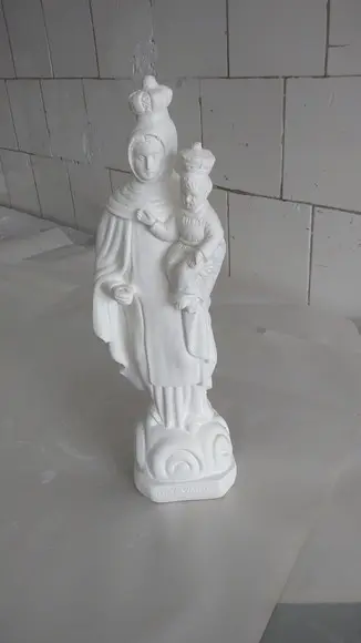 Nossa Senhora da Candelária Imagem em Gesso Cru