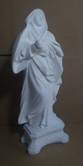 Nossa Senhora das Dores Imagem Santa N Sra Dores Gesso Cru