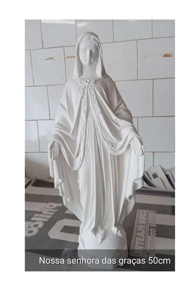 Nossa Senhora das Graças Imagem N Sra da Graça Escultura 50c
