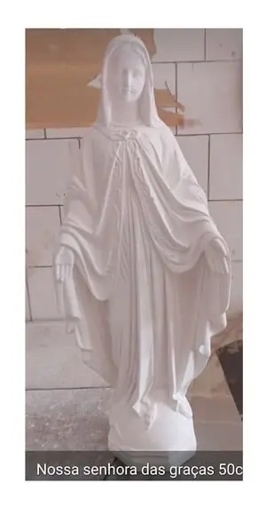 Nossa Senhora das Graças Imagem N Sra da Graça Escultura 50c