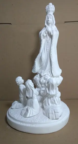 Nossa Senhora de Fátima com Pastores Imagem N Sra Fátima
