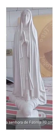 Nossa Senhora de Fátima Imagem N Sra Fatima 68cm