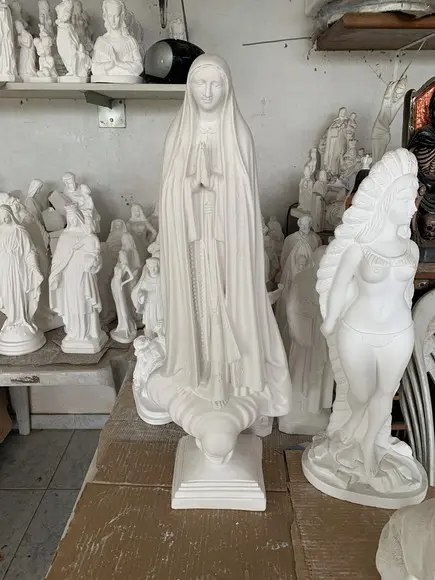 Nossa Senhora de Fátima Imagem N Sra Fatima 68cm