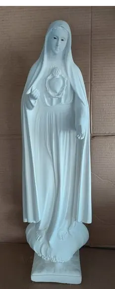 Nossa Senhora de Fátima Imagem N Sra Fatima c/ Olho de Vidro