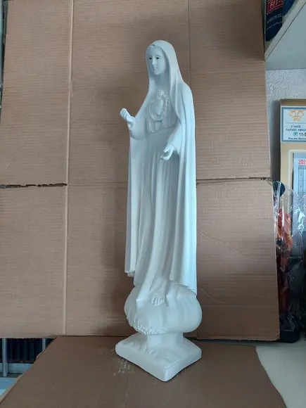 Nossa Senhora de Fátima Imagem N Sra Fatima c/ Olho de Vidro