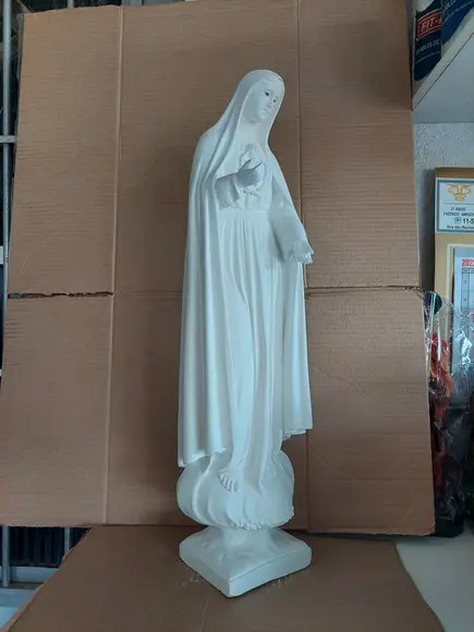 Nossa Senhora de Fátima Imagem N Sra Fatima c/ Olho de Vidro