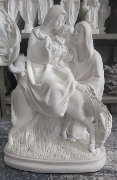 Nossa Senhora Desterro Imagem N Sra Desterro em Gesso Cru