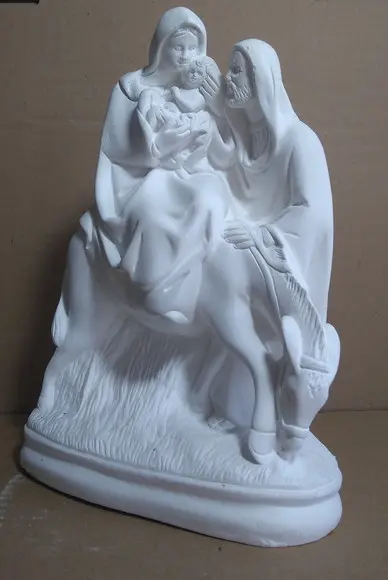 Nossa Senhora Desterro Imagem N Sra Desterro em Gesso Cru