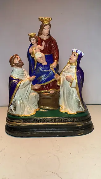 Nossa Senhora do Rosário de Pompéia Imagem Santa Sra Pompéia