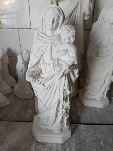 Nossa Senhora do Rosário Imagem N Sra Rosario Barroca 40cm