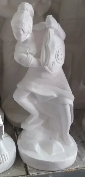 Ogum Orixá Imagem Ogum Orixá Africano Candomblé em Gesso Cru