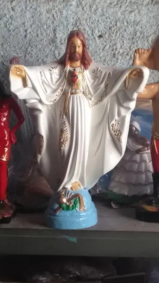Oxalá Imagem Oxala Cristo de Braços Abertos 60cm