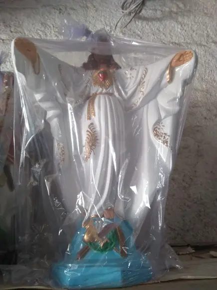 Oxalá Imagem Oxala Cristo de Braços Abertos 60cm