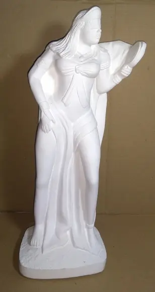 Oxum Orixá do Candomblé Imagem em Gesso Puro