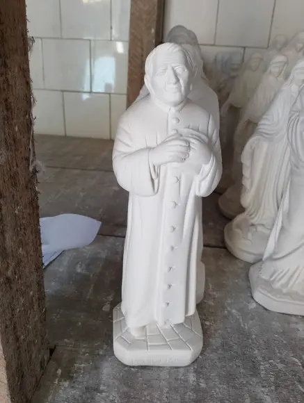 Padre Cicero Imagem do Santo Padre Cicero em Gesso Cru
