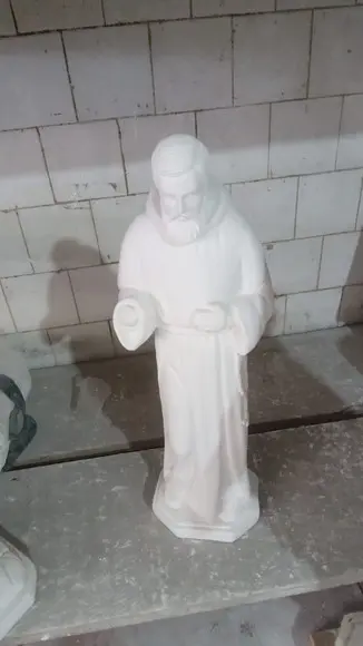 Padre Pio Imagem Santo São Pio Grande 50cm