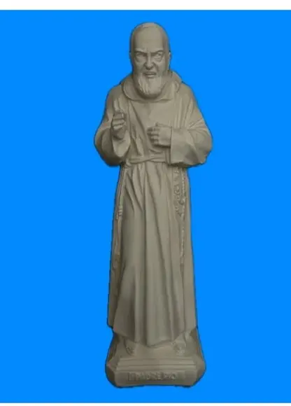 Padre Pio Imagem Santo São Pio Grande 50cm