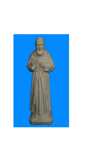 Padre Pio Imagem Santo São Pio Grande 50cm