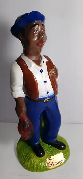 Pai Sibamba Imagem Mestre Si Bamba Escultura Baiano Mestre