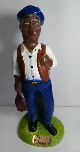 Pai Sibamba Imagem Mestre Si Bamba Escultura Baiano Mestre