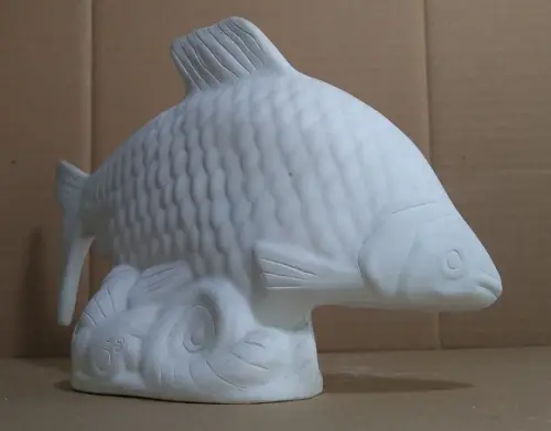Peixe Piau em Gesso Cru Imagem Peixe.