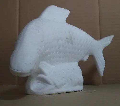 Peixe Piau em Gesso Cru Imagem Peixe.