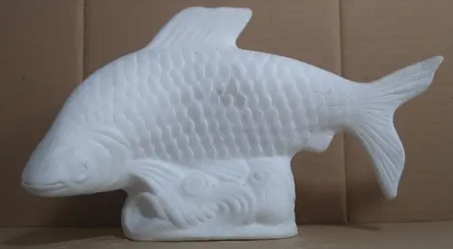 Peixe Piau em Gesso Cru Imagem Peixe.