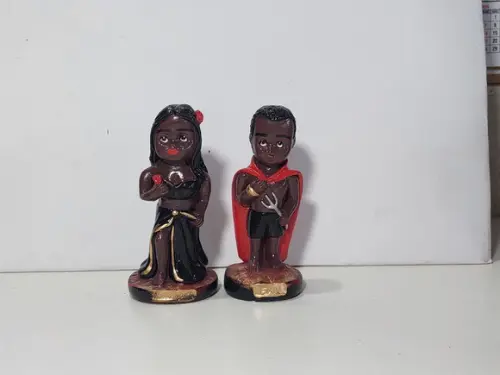 Pomba Gira Baby + Exu Baby Casal Criança Baby