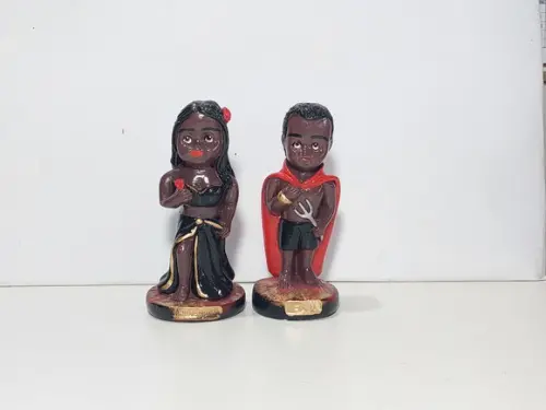 Pomba Gira Baby + Exu Baby Casal Criança Baby