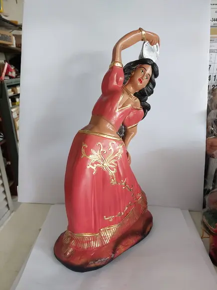 Pomba Gira com Pandeiro Imagem Pomba Gira Cigana c/ Pandeiro