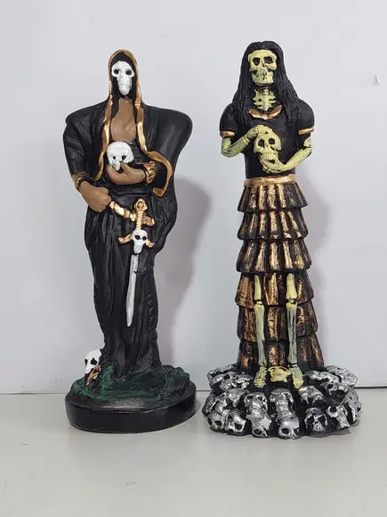 Pomba Gira Dona Tata Caveira + Exu João Caveira Imagem Casal