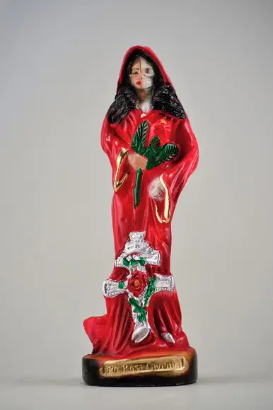 Pomba Gira Rosa Caveira Imagem Rosa Caveira Grande com 60cm