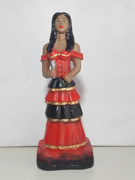 Pomba Gira sem Nome Imagem Menina com Saia Rodada p/ Batismo