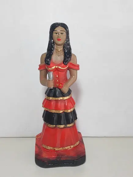 Pomba Gira sem Nome Imagem Menina com Saia Rodada p/ Batismo